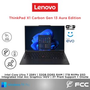 Lenovo ThinkPad X1 Carbon Gen 13 Aura Edition Intel Core Ultra 7 258V 32GB 1TB