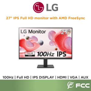 LG 27" IPS Full HD monitor with AMD FreeSync