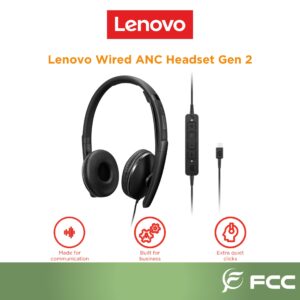 Lenovo Wired ANC Headset Gen 2