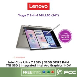 Lenovo Yoga 7 2-in-1 14ILL10 Intel Core Ultra 7 258V 32GB 1TB SSD