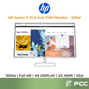 HP Series 5 31.5 inch FHD Monitor - 532sf