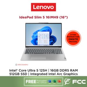 Lenovo IdeaPad Slim 5 16IMH9 Intel Core Ultra 5 125H 16GB 512GB