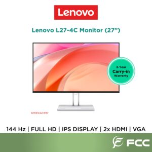 Lenovo L27-4C 27-inch IPS FHD 144Hz Speakers Monitor