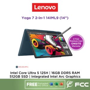 Lenovo Yoga Slim 7 14IMH9 intel Core Ultra 5 125H 16GB 512GB SSD