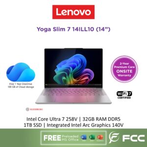 Lenovo Yoga Slim 7 14ILL10 Intel Core Ultra 7 258V 32GB DDR5 1TB SSD