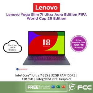 Lenovo Yoga Slim 7 Ultra 14IPH11 | Lenovo Yoga Slim 7i Ultra Aura Edition FIFA World Cup 26 Edition