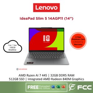 Lenovo IdeaPad Slim 5 14AGP11 AMD Ryzen AI 7 445 32GB 512GB SSD