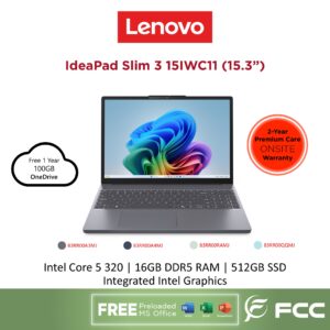 Lenovo IdeaPad Slim 3 15IWC11 Intel Core 5 320 16GB 512GB SSD
