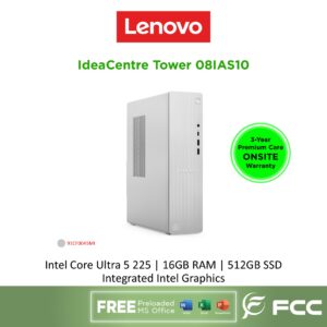 Lenovo IdeaCentre Tower 08IAS10 Intel Core Ultra 5 225 16GB 512GB SSD