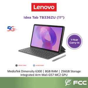 Lenovo Idea Tab 11 inch TB336ZU MediaTek Dimensity 6300 8GB 256GB Storage 5G Ready