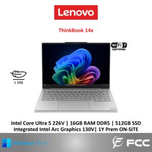 Lenovo ThinkBook 14x Intel Core Ultra 5 226V 16GB 512GB SSD