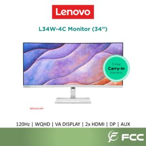 Lenovo L34W-4C 34" Monitor