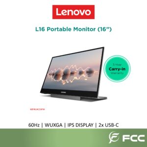 Lenovo L16 16" Mobile/Portable USB-C Monitor