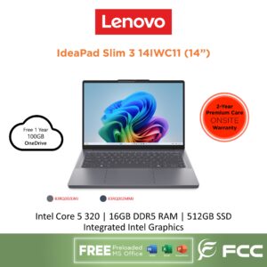 Lenovo IdeaPad Slim 3 14IWC11 Intel Core 5 320 16GB 512GB SSD