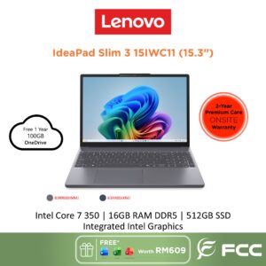 Lenovo IdeaPad Slim 3 15IWC11 Intel Core 7 350 16GB 512GB SSD