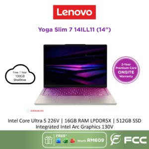 Lenovo Yoga Slim 7 14ILL11 Intel Core Ultra 5 226V 16GB 512GB SSD