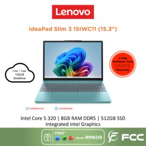 Lenovo IdeaPad Slim 3 15IWC11 Intel Core 5 320 8GB 512GB SSD